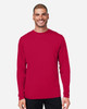 CE10L CORE365 Capital Long Sleeve Performance T-Shirt | Classic Red