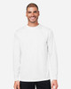CE10L CORE365 Capital Long Sleeve Performance T-Shirt | White