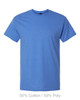 Gildan 3000 Light Cotton T-Shirt | Heather Royal