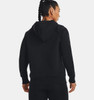 Under Armour 1379500 Women's Rival Fleece Hooded Sweatshirt | Black/ White