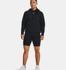 Under Armour 1379500 Women's Rival Fleece Hooded Sweatshirt | Black/ White