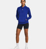 Under Armour 1379500 Women's Rival Fleece Hooded Sweatshirt | Royal/ White