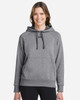 Under Armour 1379500 Women's Rival Fleece Hooded Sweatshirt | Castlerock Grey Light Heather/ White