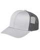 Team 365 TT802 Zone Sonic Heather Trucker Cap | Athletic Heather/ Sport Graphite