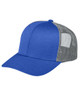 Team 365 TT802 Zone Sonic Heather Trucker Cap | Sport Royal Heather/ Sport Graphite