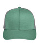 Team 365 TT802 Zone Sonic Heather Trucker Cap | Sport Forest/ Sport Graphite