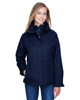 Core365 78205 Ladies' 3-in-1 Jacket with Fleece Liner | Classic Navy