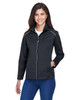 Core365 CE708W  Ladies' Techno Lite Three-Layer Knit Tech-Shell Jacket | Black