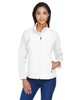 Team 365 TT80W Ladies' Leader Soft Shell Jacket | White