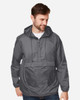 Team 365 TT77 Zone Protect Packable Anorak Jacket | Sport Graphite Team 365 TT77 Zone Protect Packable Anorak Jacket | Sport Graphite