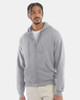 Champion CS800 Men's Powerblend® Full-Zip Hooded Sweatshirt | Light Steel