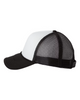 Valucap VC700 Foam Trucker Hat | White/ Black Valucap VC700 Foam Trucker Hat | White/ Black