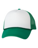 Valucap VC700 Foam Trucker Hat | White/ Kelly Valucap VC700 Foam Trucker Hat | White/ Kelly