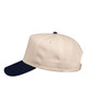 Valucap 8869 Five Panel Cap | Natural/ Navy Valucap 8869 Five Panel Cap | Natural/ Navy