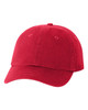 Valucap VC300Y Youth Fit Bio-Washed Dad's Cap | Red
