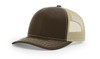 Richardson 112 Snapback Trucker Hat | Brown/ Khaki Richardson 112 Snapback Trucker Hat | Brown/ Khaki