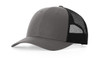Richardson 115 Low Profile Trucker Cap | Charcoal/ Black Richardson 115 Low Profile Trucker Cap | Charcoal/ Black