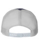 Richardson 115 Low Profile Trucker Cap | Heather Navy/ Silver Richardson 115 Low Profile Trucker Cap | Heather Navy/ Silver