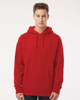 Independent IND4000 Heavyweight Hooded Sweatshirt | Red Independent IND4000 Heavyweight Hooded Sweatshirt | Red