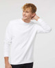 SS3000 Independent Adult Midweight Crewneck Sweatshirt | White SS3000 Independent Adult Midweight Crewneck Sweatshirt | White