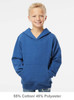 Independent SS4001Y Youth Midweight Hooded Sweatshirt | Royal Heather Independent SS4001Y Youth Midweight Hooded Sweatshirt | Royal Heather