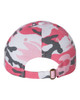 Valucap VC300A Bio-Washed Classic Dad's Cap | Pink Camo