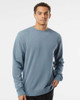 Independent Trading Co. PRM3500 Heavyweight Pigment-Dyed Crewneck Sweatshirt | Pigment Slate Blue Independent Trading Co. PRM3500 Heavyweight Pigment-Dyed Crewneck Sweatshirt | Pigment Slate Blue