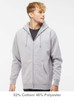 Independent Trading Co. IND4000Z Heavyweight Full-Zip Hooded Sweatshirt | Grey Heather Independent Trading Co. IND4000Z Heavyweight Full-Zip Hooded Sweatshirt | Grey Heather