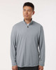 AllPro 41870 Pro-Lock Performance Quarter-Zip Pullover | Heather Steel