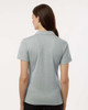 AllPro 4HM00L Women's Performance Mélange Polo | Silver Melange