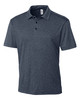 Clique Charge Active Mens Short Sleeve Polo | Navy Heather