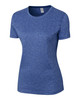 Clique Charge Active Womens Short Sleeve Tee | Blue Heather