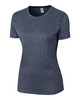 Clique Charge Active Womens Short Sleeve Tee | Navy Heather Clique Charge Active Womens Short Sleeve Tee | Navy Heather