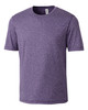 Clique Charge Active Mens Short Sleeve Tee | College Purple Heather Clique Charge Active Mens Short Sleeve Tee | College Purple Heather