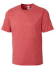 Clique Charge Active Mens Short Sleeve Tee | Cardinal Red Heather