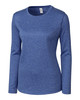Clique Charge Active Womens Long Sleeve Tee | Blue Heather