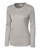 Clique Charge Active Womens Long Sleeve Tee | Light Grey Heather Clique Charge Active Womens Long Sleeve Tee | Light Grey Heather