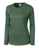 Clique Charge Active Womens Long Sleeve Tee | Bottle Green Heather Clique Charge Active Womens Long Sleeve Tee | Bottle Green Heather