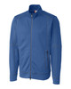 Clique Helsa Performance Mens Full Zip Knit Jacket | Sea Blue Clique Helsa Performance Mens Full Zip Knit Jacket | Sea Blue