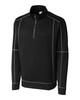 Clique Helsa Performance Mens Half Zip Pullover Sweatshirt | Black Clique Helsa Performance Mens Half Zip Pullover Sweatshirt | Black