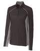 Clique Ice Pique Colorblock Womens Half Zip Tech Pullover | Black