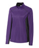 Clique Ice Pique Colorblock Womens Half Zip Tech Pullover | College Purple Clique Ice Pique Colorblock Womens Half Zip Tech Pullover | College Purple