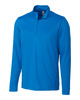 Clique Ice Pique Mens Half Zip Tech Pullover | Royal Blue