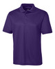 Clique Ice Pique Mens Short Sleeve Tech Polo | College Purple