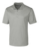 Clique Ice Pique Mens Short Sleeve Tech Polo | Silver