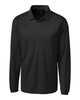 Clique Ice Pique Mens Long Sleeve Tech Polo | Black Clique Ice Pique Mens Long Sleeve Tech Polo | Black