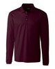 Clique Ice Pique Mens Long Sleeve Tech Polo | Bordeaux