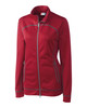 Clique Helsa Performance Womens Full Zip Knit Jacket | Darkest Red
