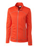 Clique Helsa Performance Womens Full Zip Knit Jacket | Blood Orange Clique Helsa Performance Womens Full Zip Knit Jacket | Blood Orange