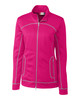 Clique Helsa Performance Womens Full Zip Knit Jacket | Ribbon Pink